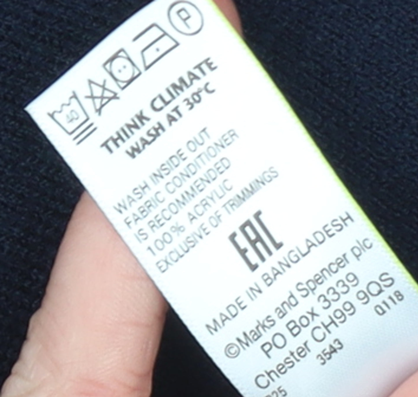 Marks and Spencer Womens Black Size 14 Open Front Knit Cardigan