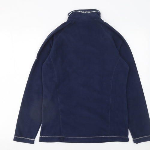 Craghoppers Womens Navy 1/2 Zip Fleece Pullover UK 8 Outdoor Top