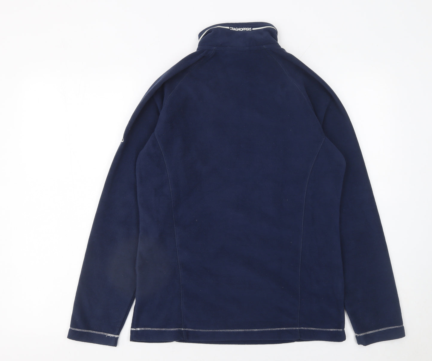 Craghoppers Womens Navy 1/2 Zip Fleece Pullover UK 8 Outdoor Top