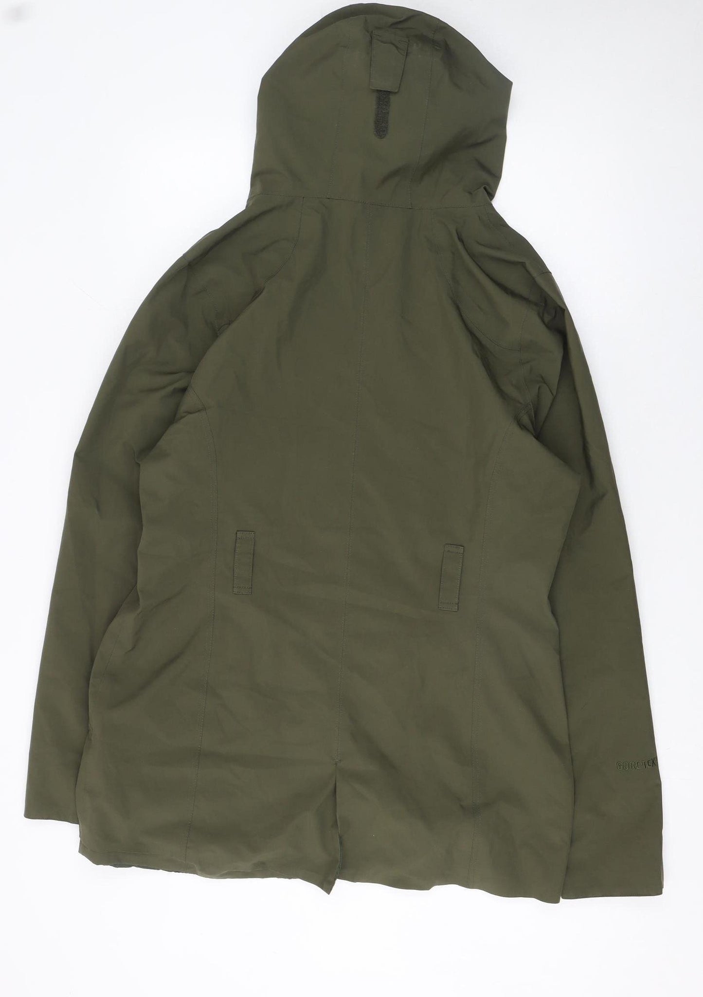 Sprayway Women’s Green Hooded Parka Jacket Size 14 Lined Water Resistant