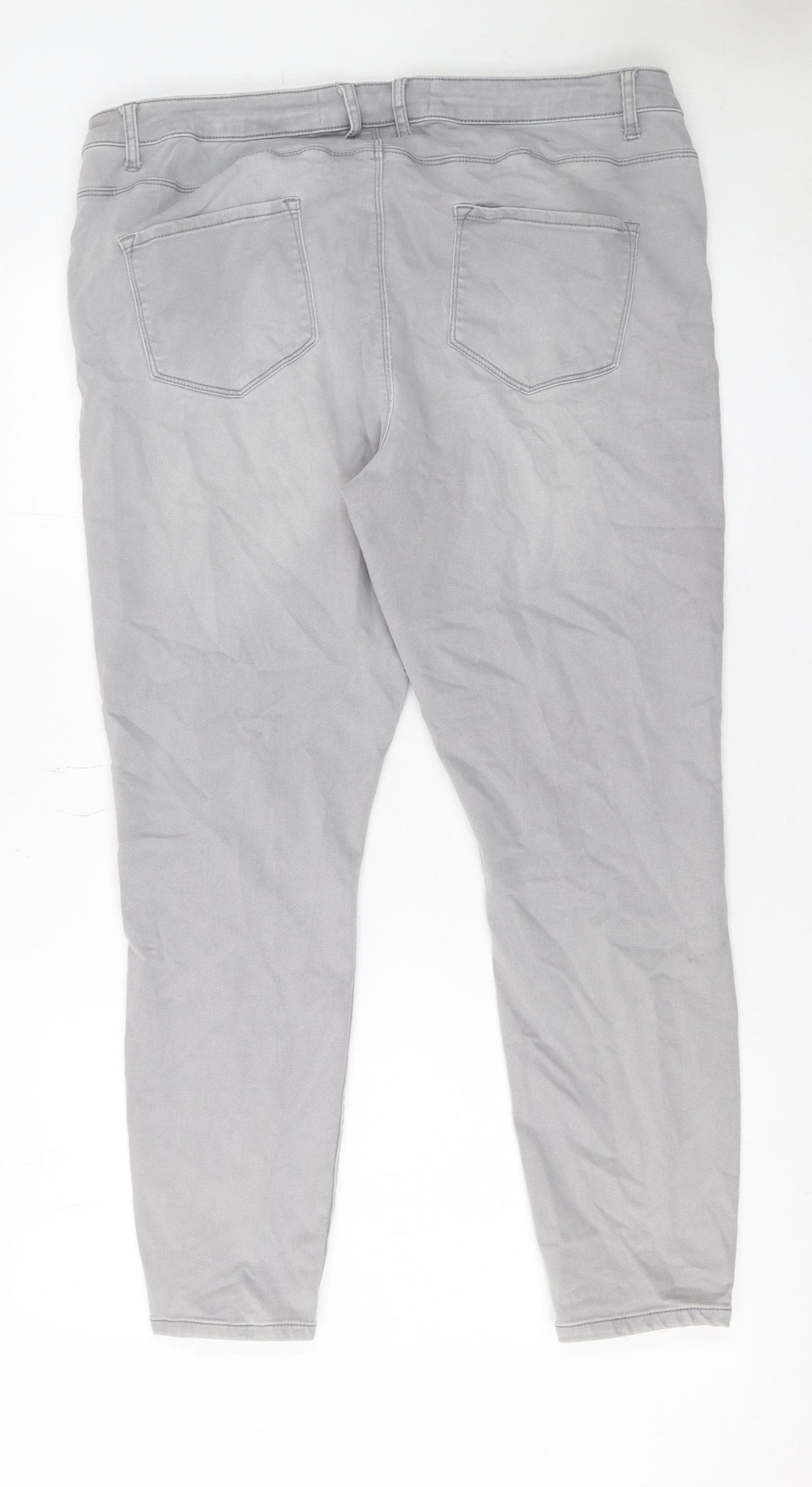 Denim Co. Women’s Grey Skinny Jeans Size 20 Stretch Denim