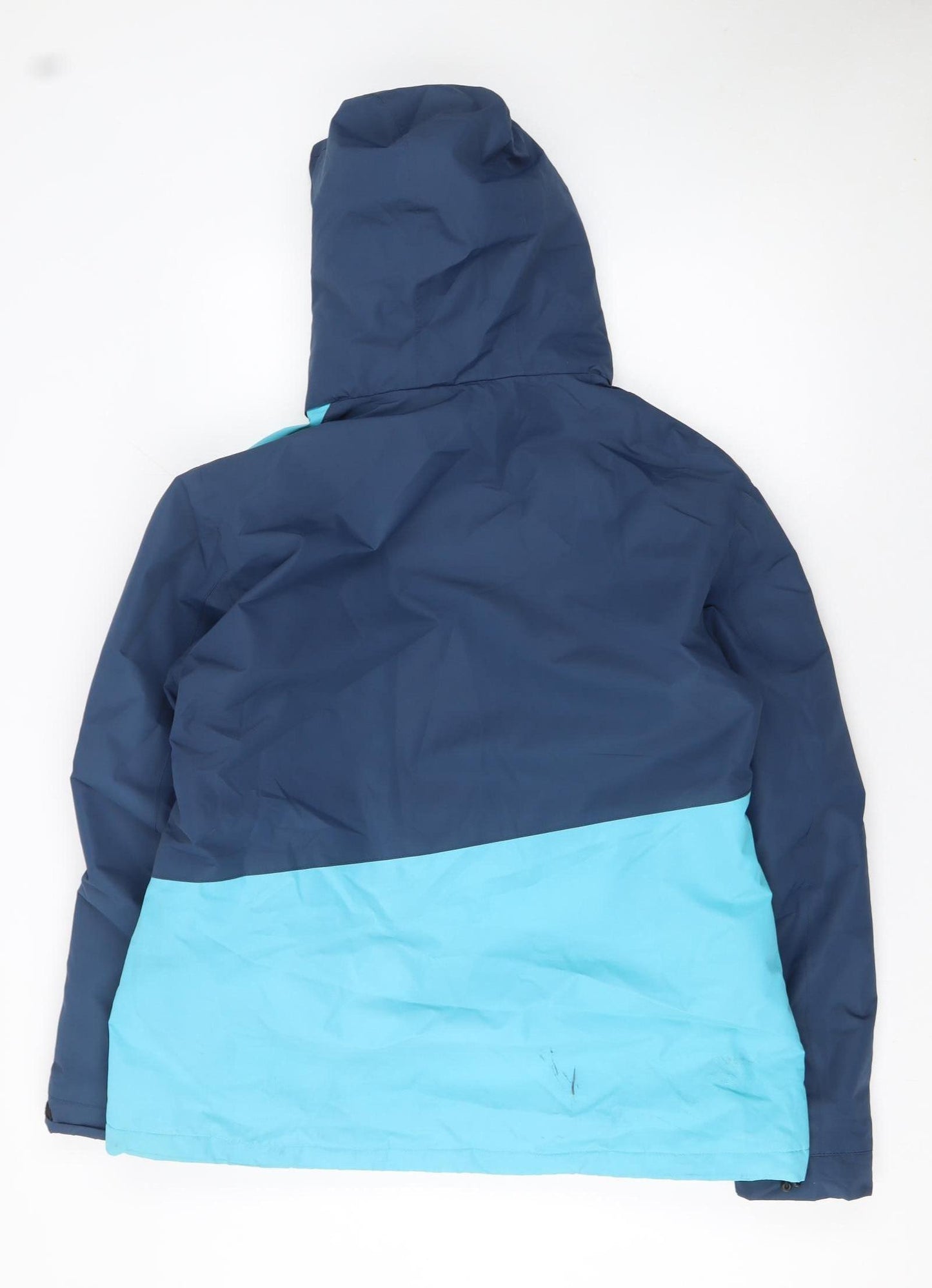 Crane Womens Blue Ski Jacket Size 16 Hooded Waterproof Winter Coat