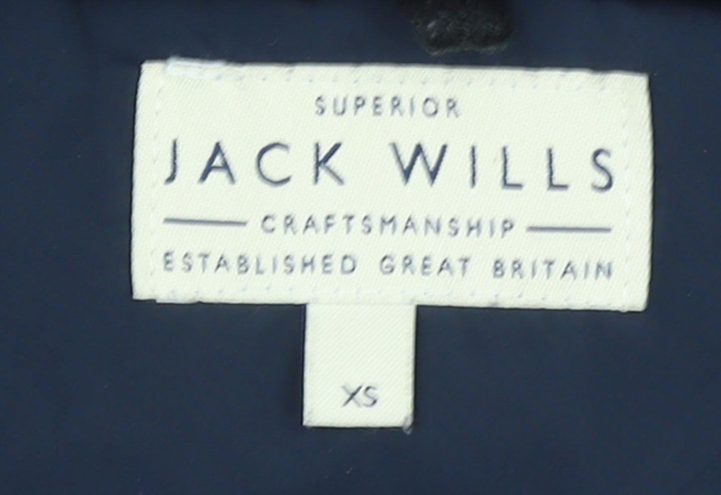 Jack Wills Men's Blue XS Hooded Puffer Gilet Waistcoat
