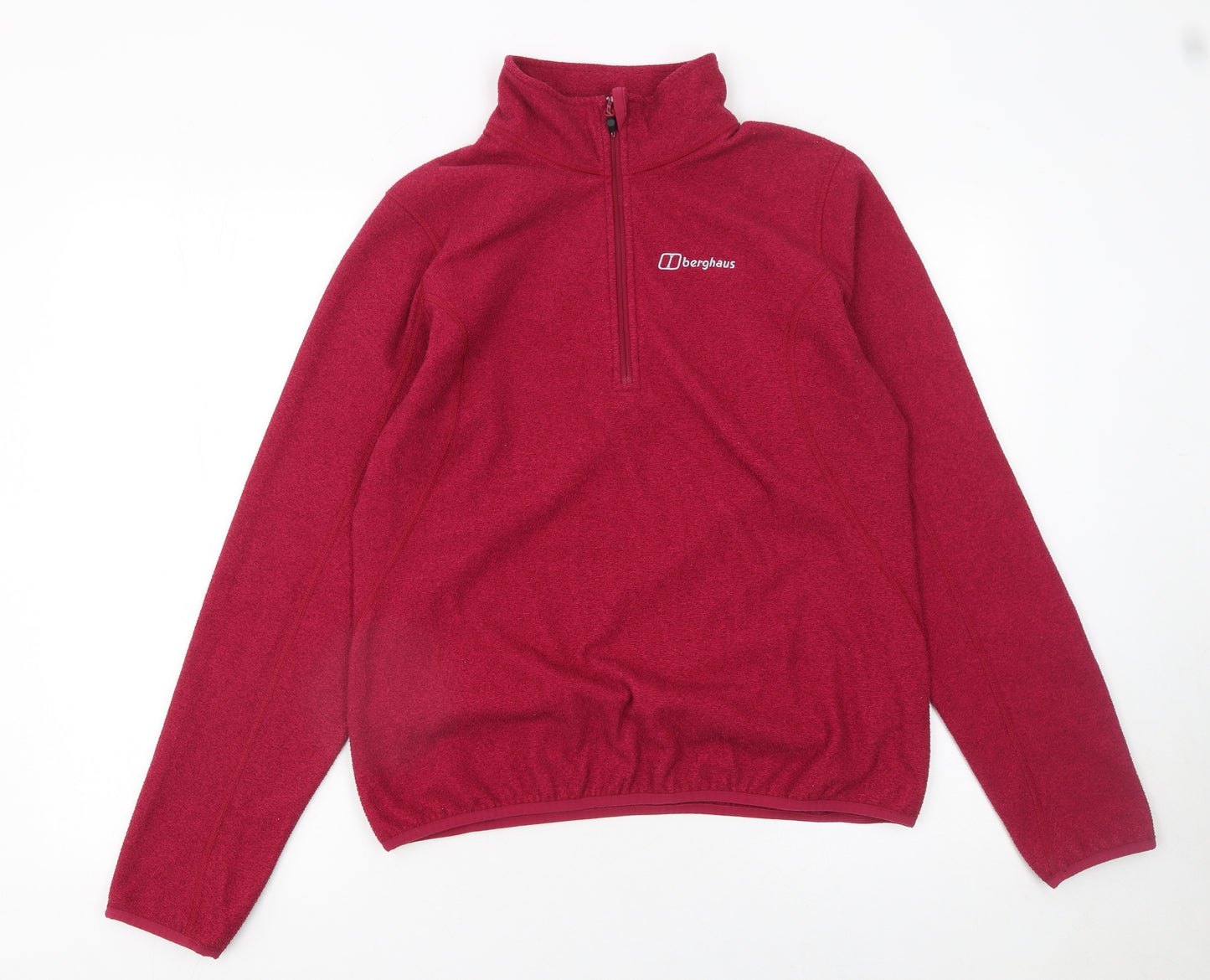 Berghaus Women's Red Fleece Pullover Sweatshirt UK 14