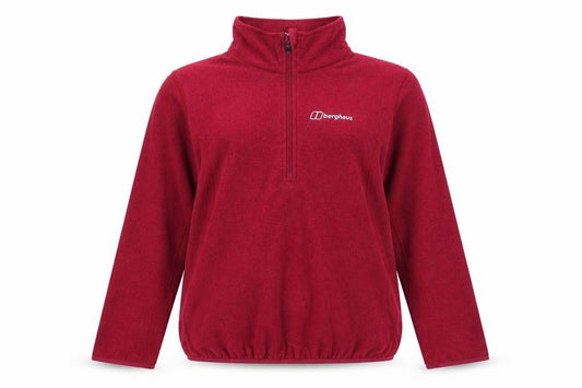 Front view of Berghaus Women's Red Fleece Pullover Sweatshirt UK 14