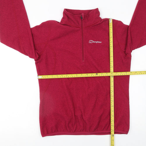 Berghaus Women's Red Fleece Pullover Sweatshirt UK 14