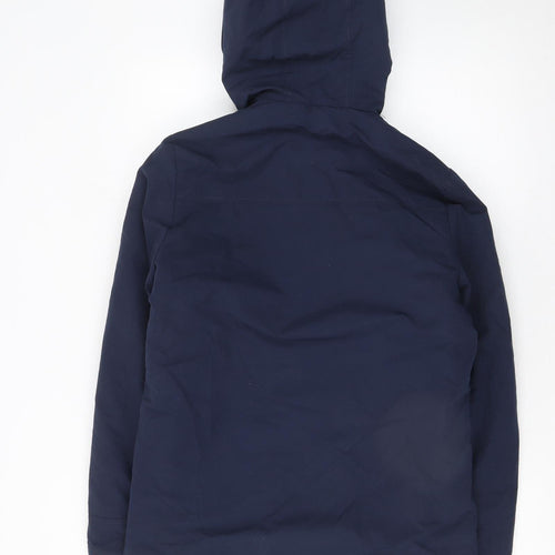 Jack & Jones Boys Blue Hooded Padded Parka Coat Age 14 Years 164cm