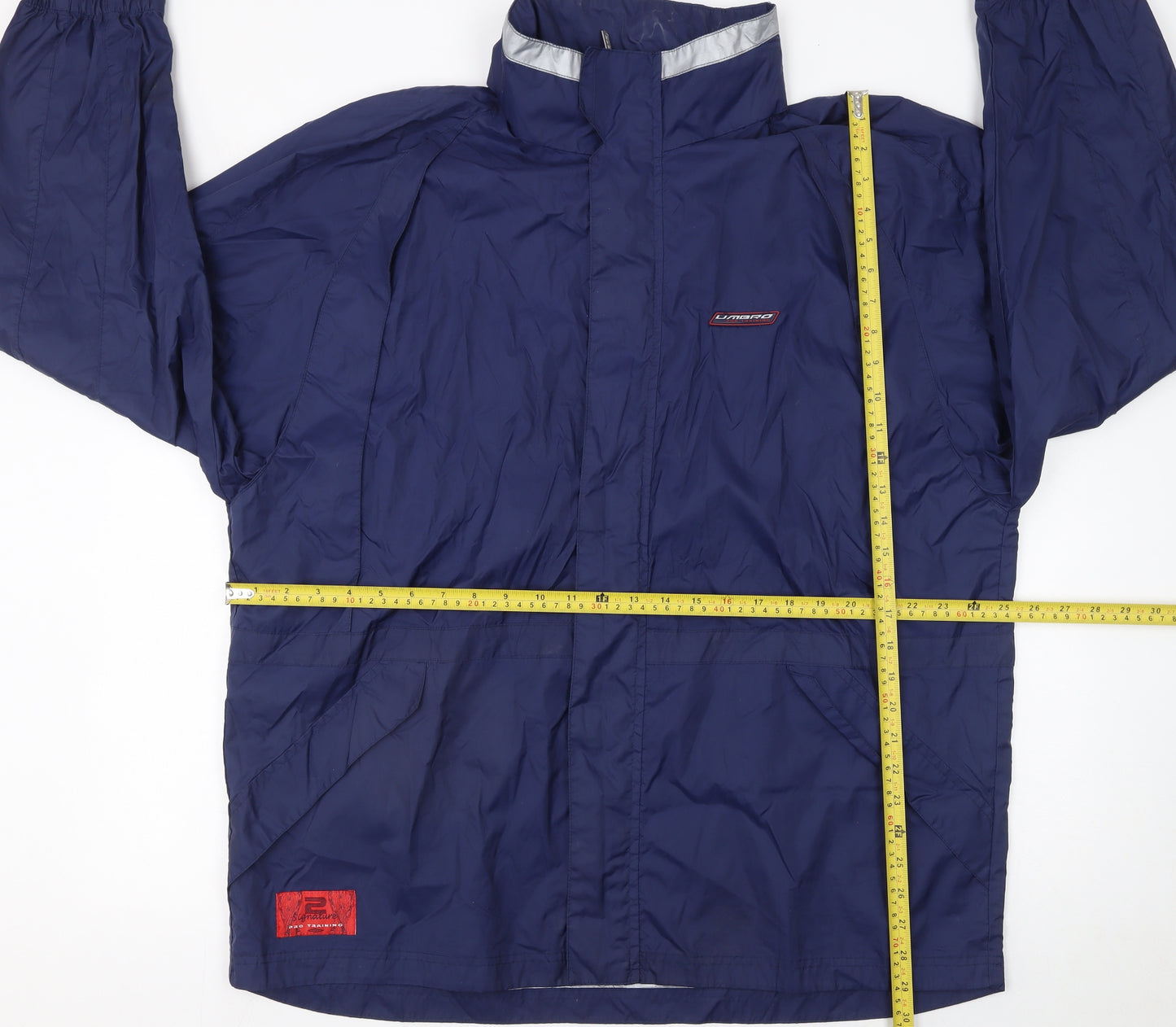 Umbro Men's Blue XL Windbreaker Jacket Lightweight Sportswear