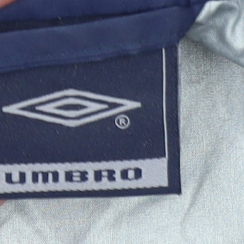 Umbro Men's Blue XL Windbreaker Jacket Lightweight Sportswear