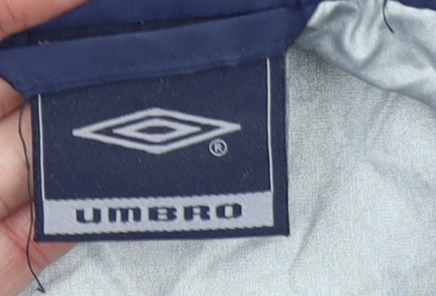 Umbro Men's Blue XL Windbreaker Jacket Lightweight Sportswear