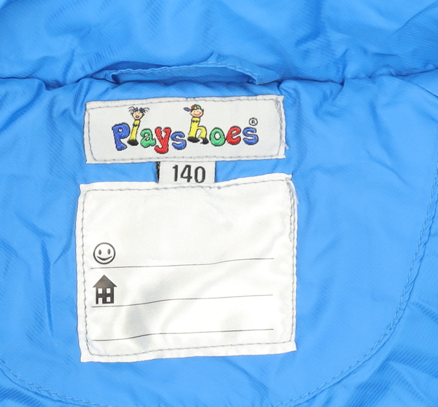 Playshoes Boys Blue Puffer Jacket Size 12 Years Full Zip Winter Coat
