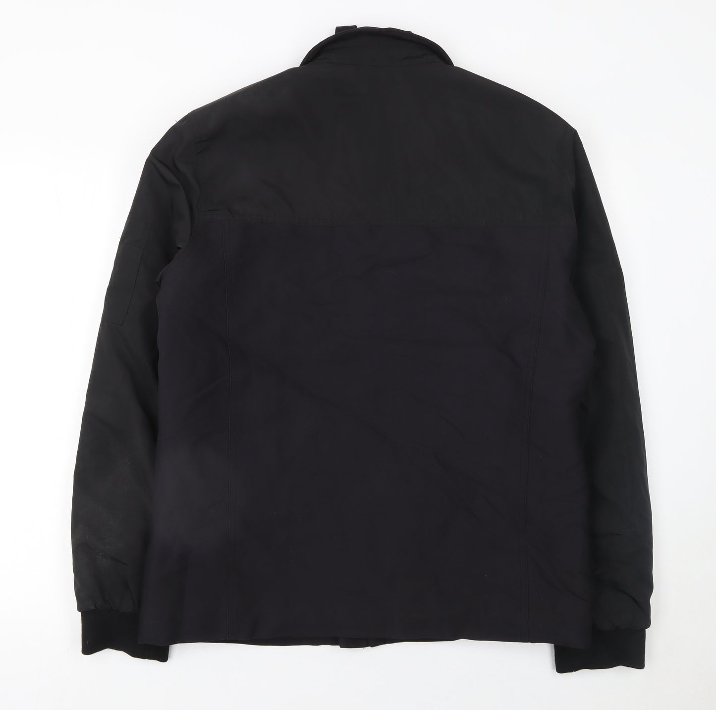 Pearly King Men's Black Military Jacket L Cotton Twill Casual