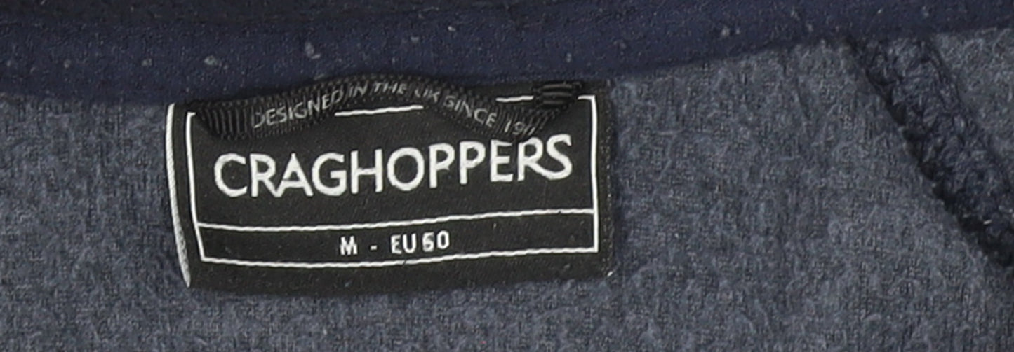Craghoppers Men's Blue Fleece 1/2 Zip Pullover Sweatshirt M