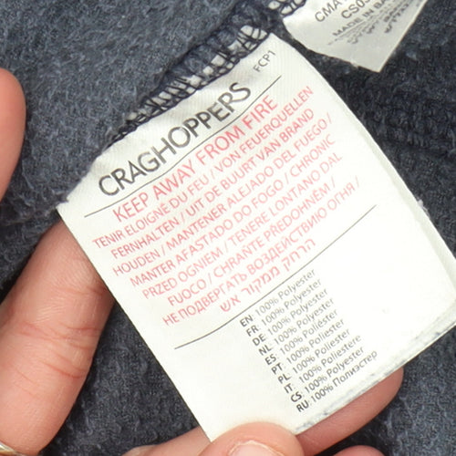 Craghoppers Men's Blue Fleece 1/2 Zip Pullover Sweatshirt M