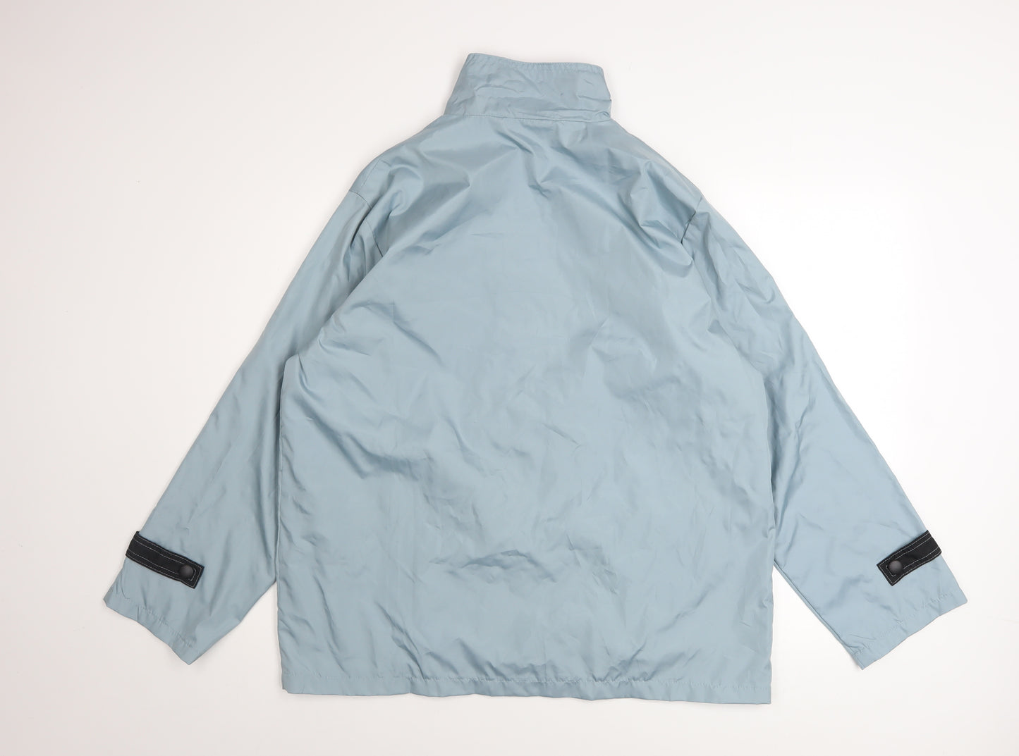 Anne de Lancay Women's Blue Nautical Rain Coat Jacket Size 14/16