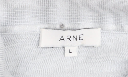 ARNE Men’s Multicoloured Striped Cotton Polo Shirt Size L