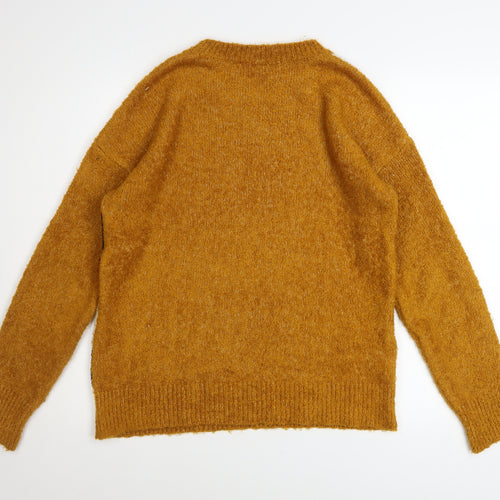 Next Womens Multicoloured Chunky-Knit Pullover Jumper Size S