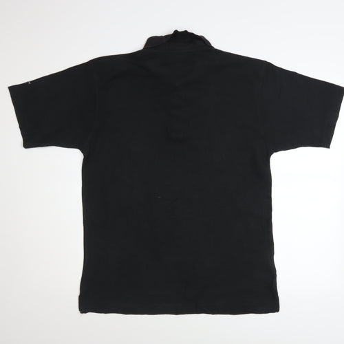 Nike Men's Black Small Dri-Fit Golf Polo Shirt