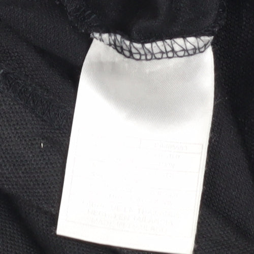 Nike Men's Black Small Dri-Fit Golf Polo Shirt