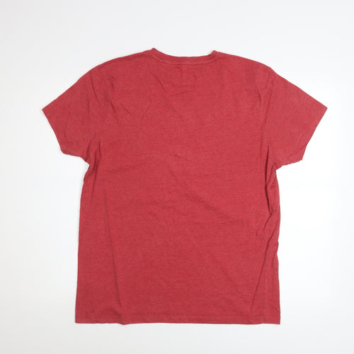 Trespass Men Red Quick Dry Cotton Blend Sports T-Shirt M
