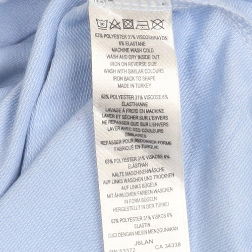 Great Plains Women Blue Pullover Sweatshirt Size 14 L Long Sleeve