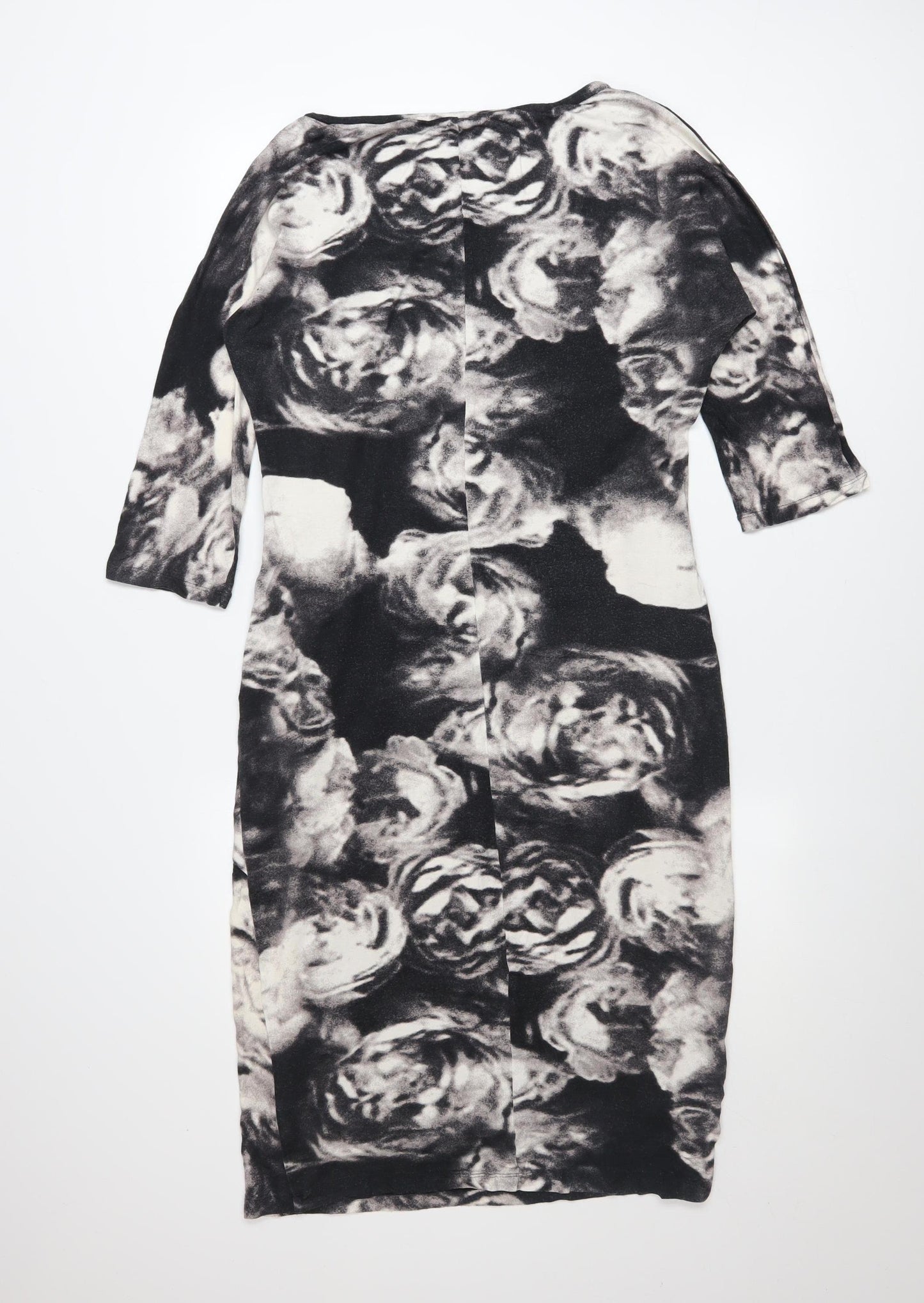Damsel in a Dress Women's Black Floral Twist Bodycon Size 14