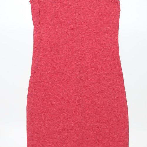 Forever 21 Women Red Sleeveless Bodycon Dress Size S