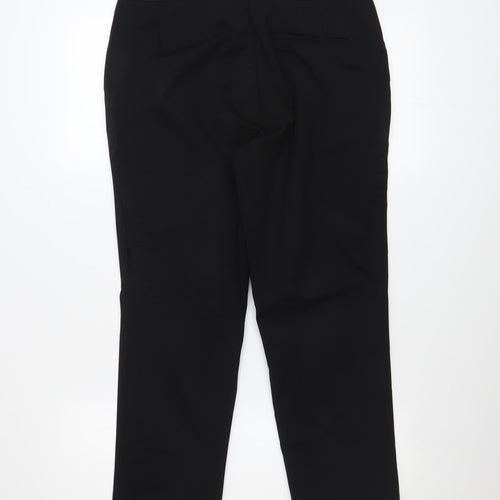 Marks and Spencer Women’s Black Size 12 Short Slim Trousers