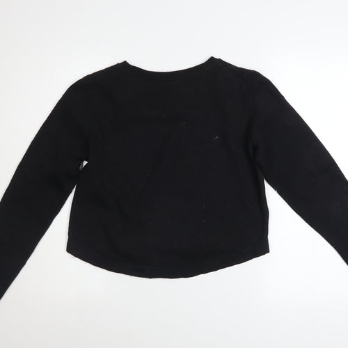 Vero Moda Women Black S Graphic Print Pullover Sweatshirt