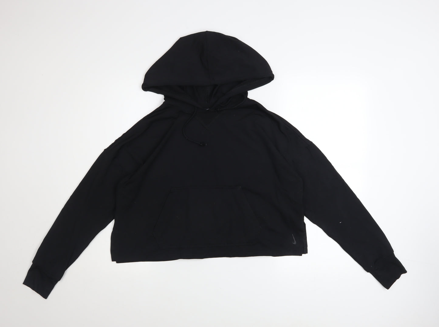 Nike Women's Black Dri-FIT Pullover Hoodie Size M Relaxed Fit
