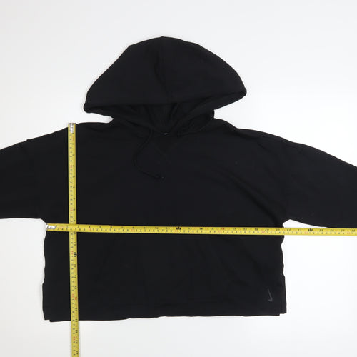Nike Women's Black Dri-FIT Pullover Hoodie Size M Relaxed Fit