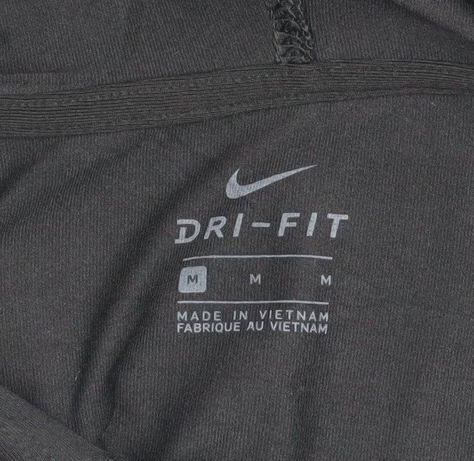 Nike Women's Black Dri-FIT Pullover Hoodie Size M Relaxed Fit