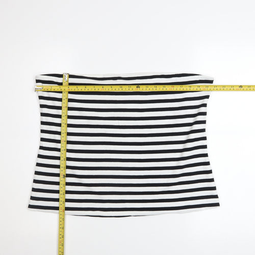 Marks and Spencer Women’s Multicoloured Striped Strapless Top XL
