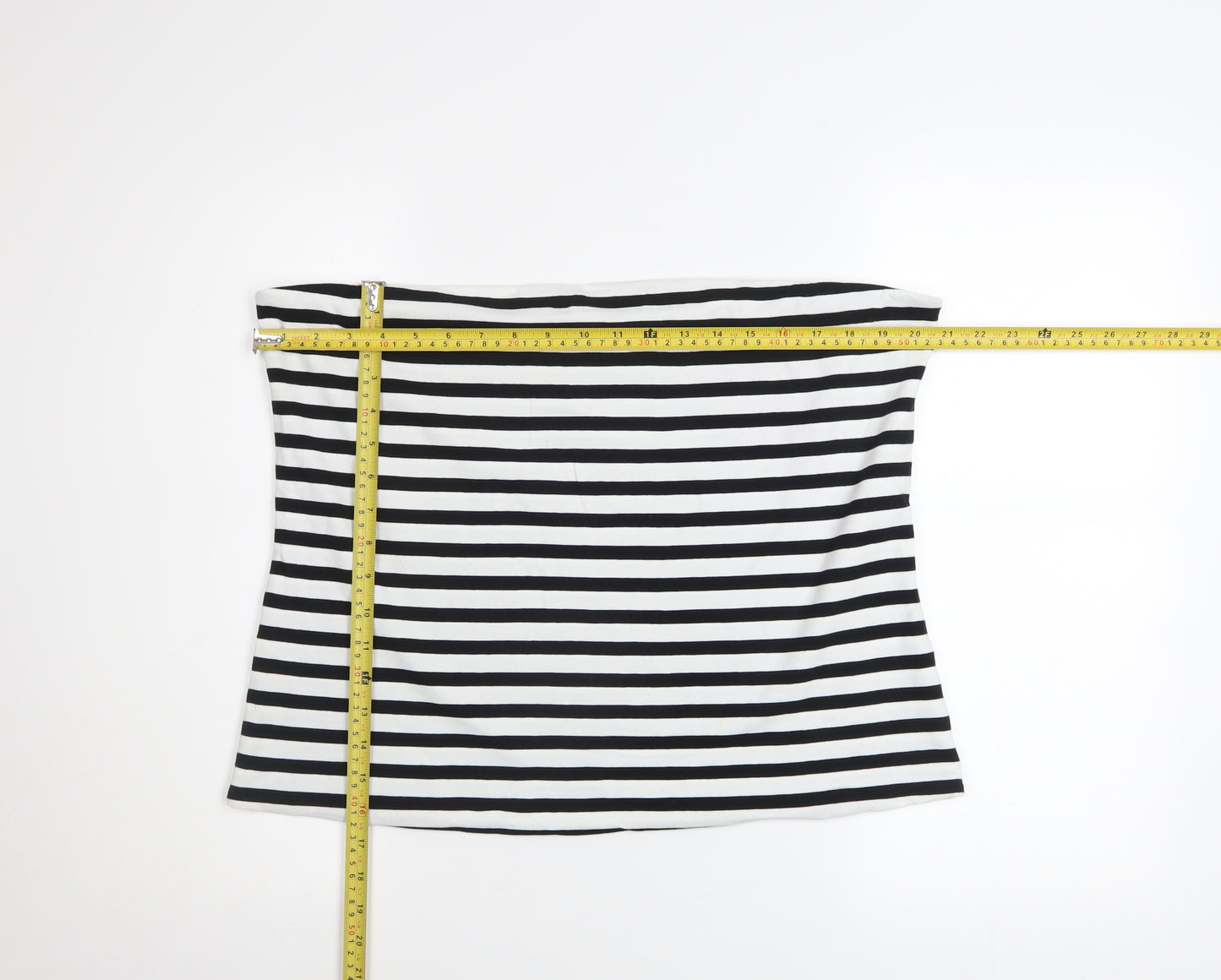 Marks and Spencer Women’s Multicoloured Striped Strapless Top XL