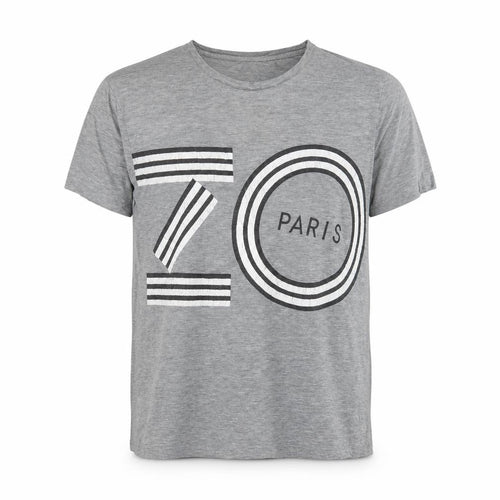 Kenzo Paris Men’s Grey Graphic Cotton T-Shirt Size L