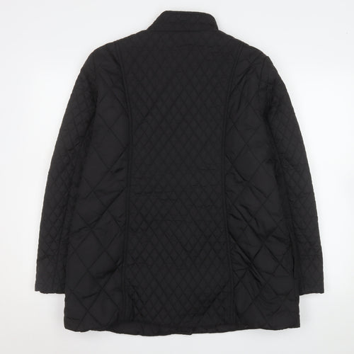 Windsmoor Women's Black Quilted Mid-Length Jacket Size 12