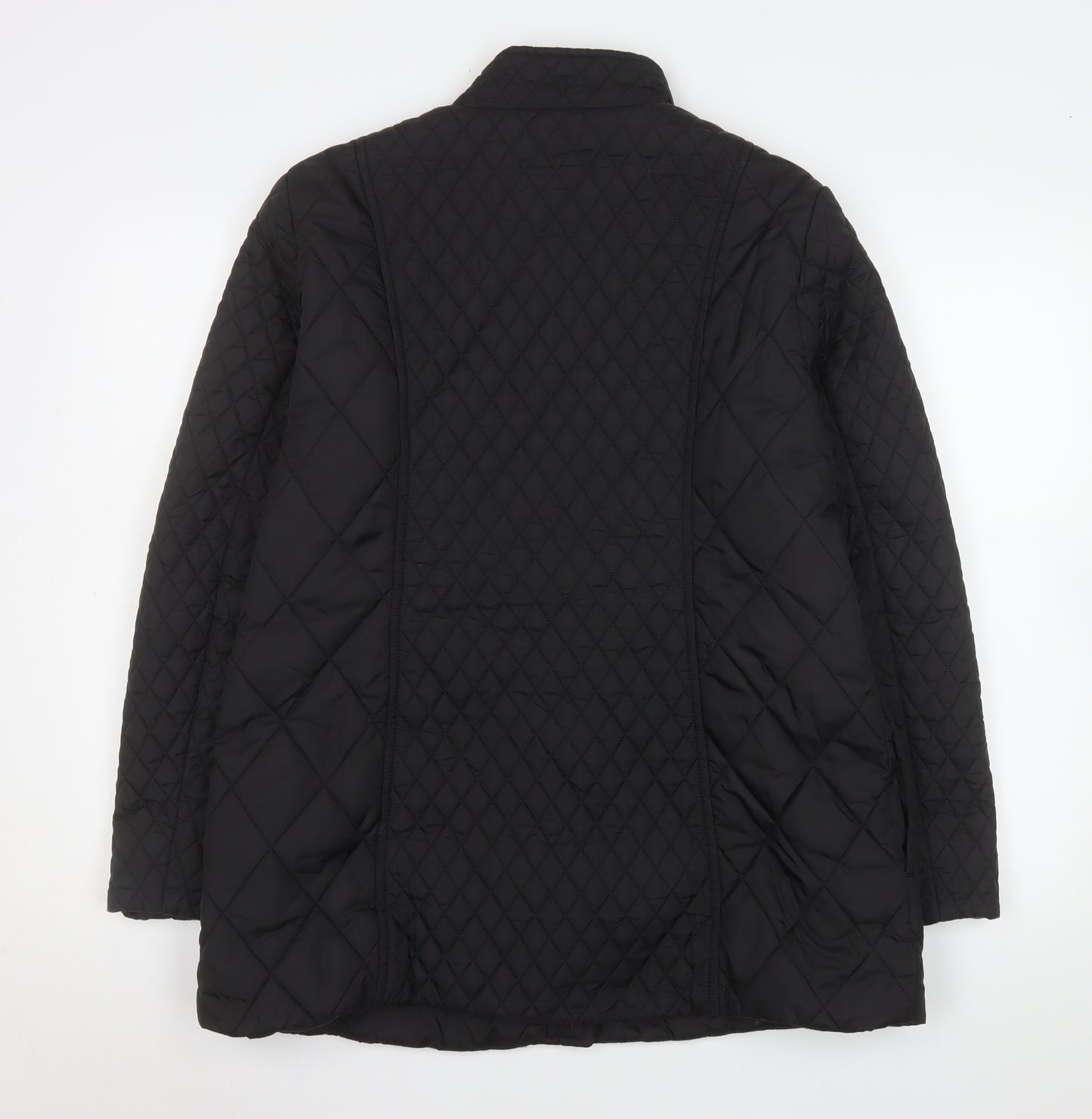 Windsmoor Women's Black Quilted Mid-Length Jacket Size 12
