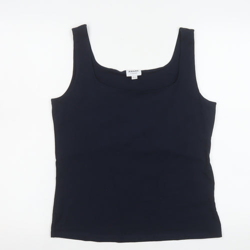 Vero Moda Aware Women's Navy Cotton Stretch Tank Top Size L