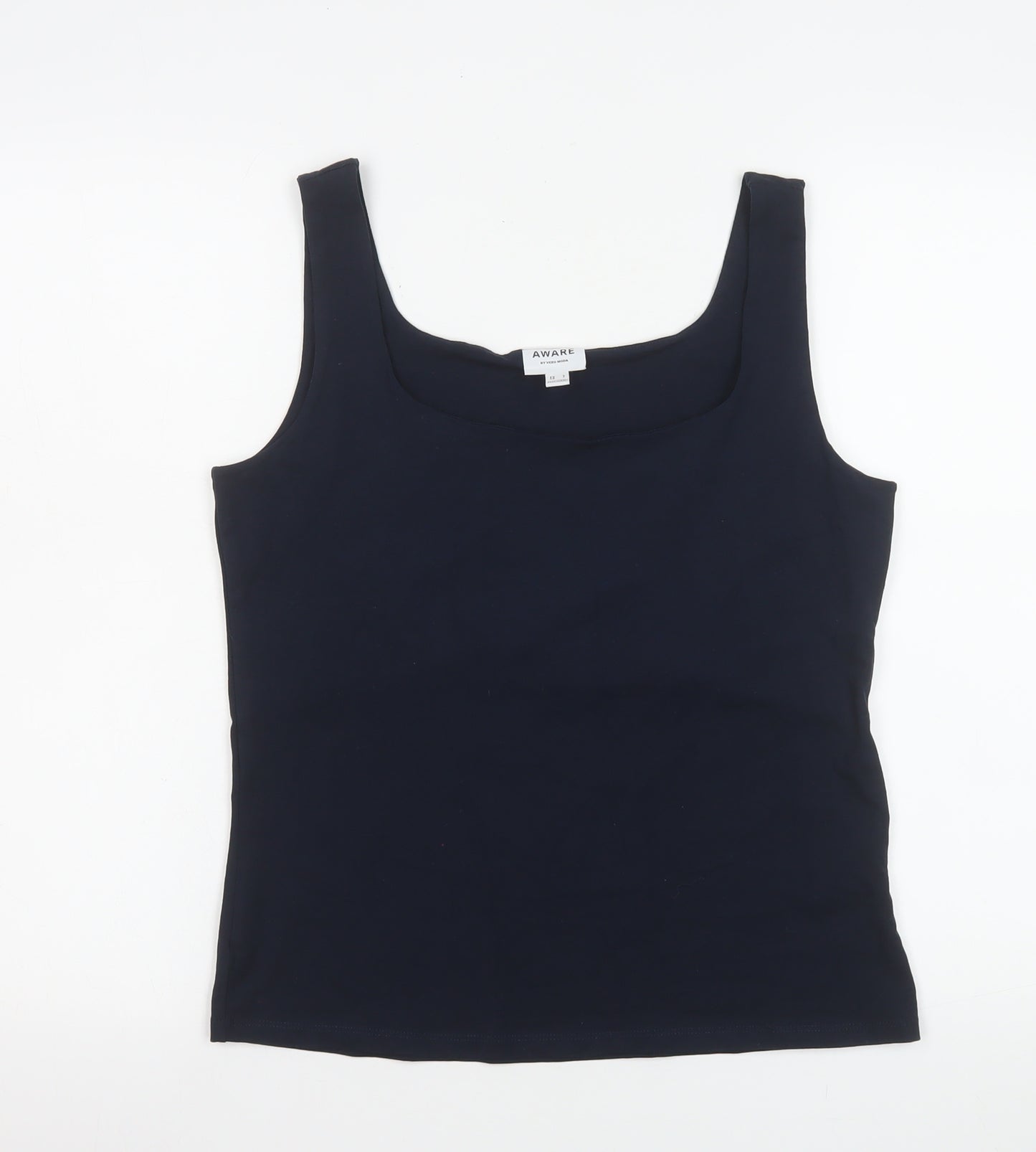 Vero Moda Aware Women's Navy Cotton Stretch Tank Top Size L
