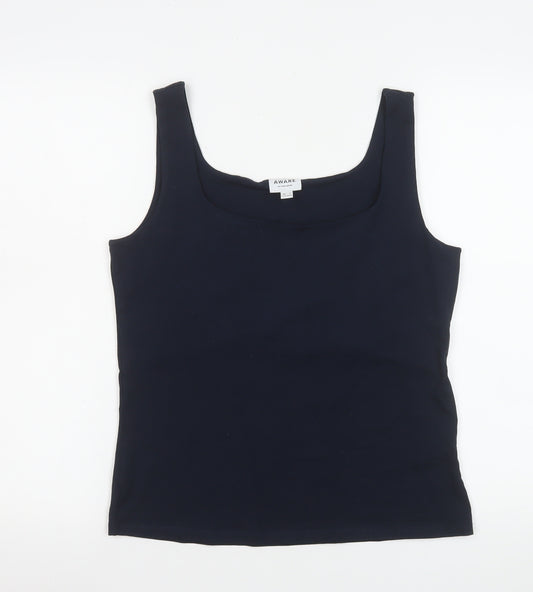 Vero Moda Aware Women's Navy Cotton Stretch Tank Top Size L