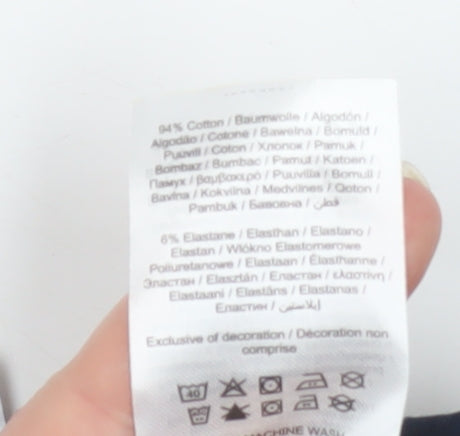 Vero Moda Aware Women's Navy Cotton Stretch Tank Top Size L