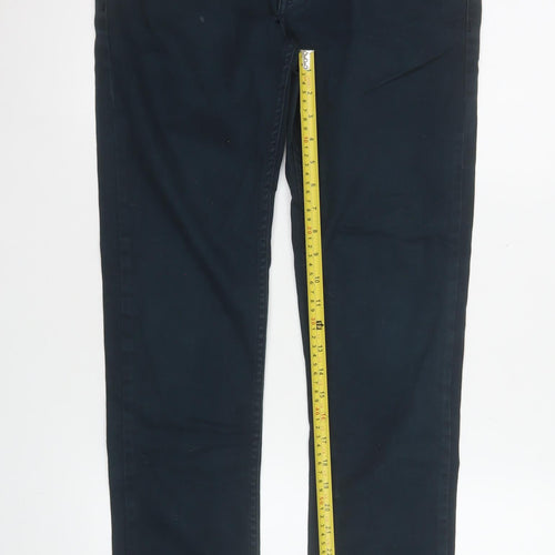 Farah Men's Black Slim Jeans 32W 34L Cotton Denim Stretch