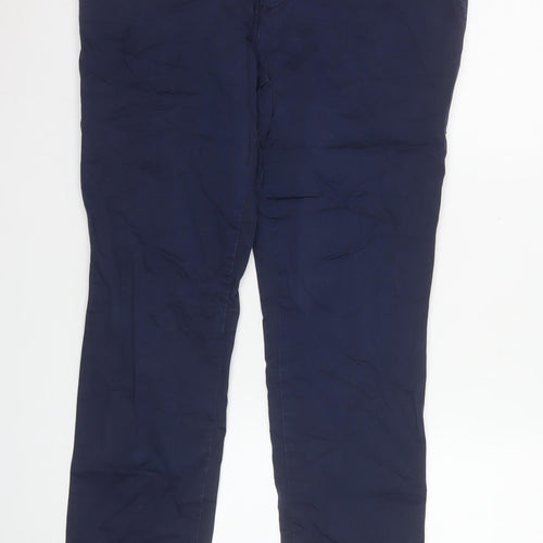 LCDN Men's Blue Chino Trousers 36R Cotton Blend Stretch