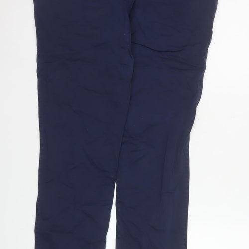 LCDN Men's Blue Chino Trousers 36R Cotton Blend Stretch