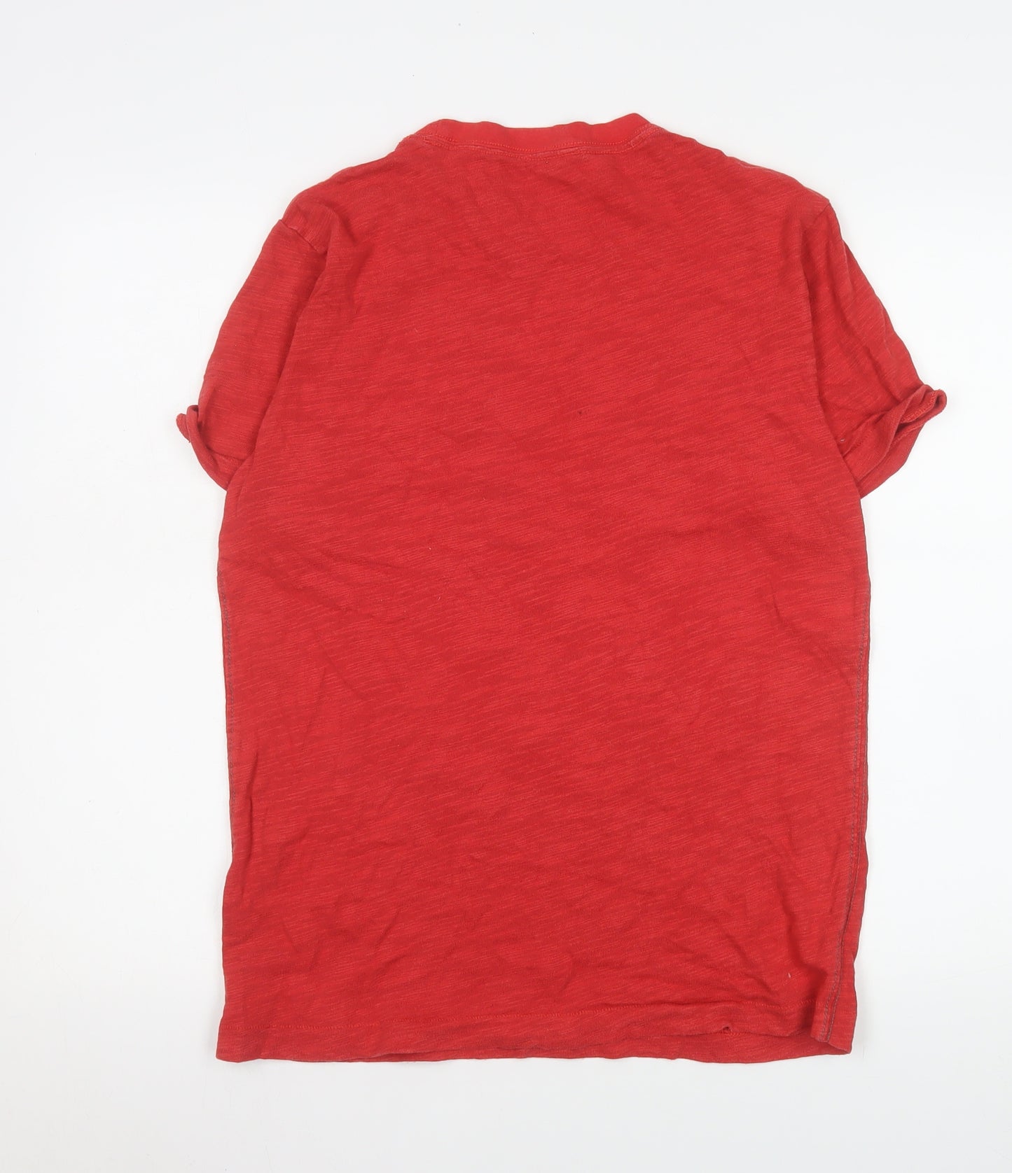 Roots Canada Men’s Red Graphic Cotton Crew Neck T-Shirt XS