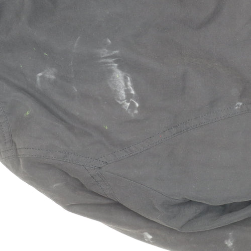 ONLY Women’s Black Faux Fur Hooded Parka Coat Size M