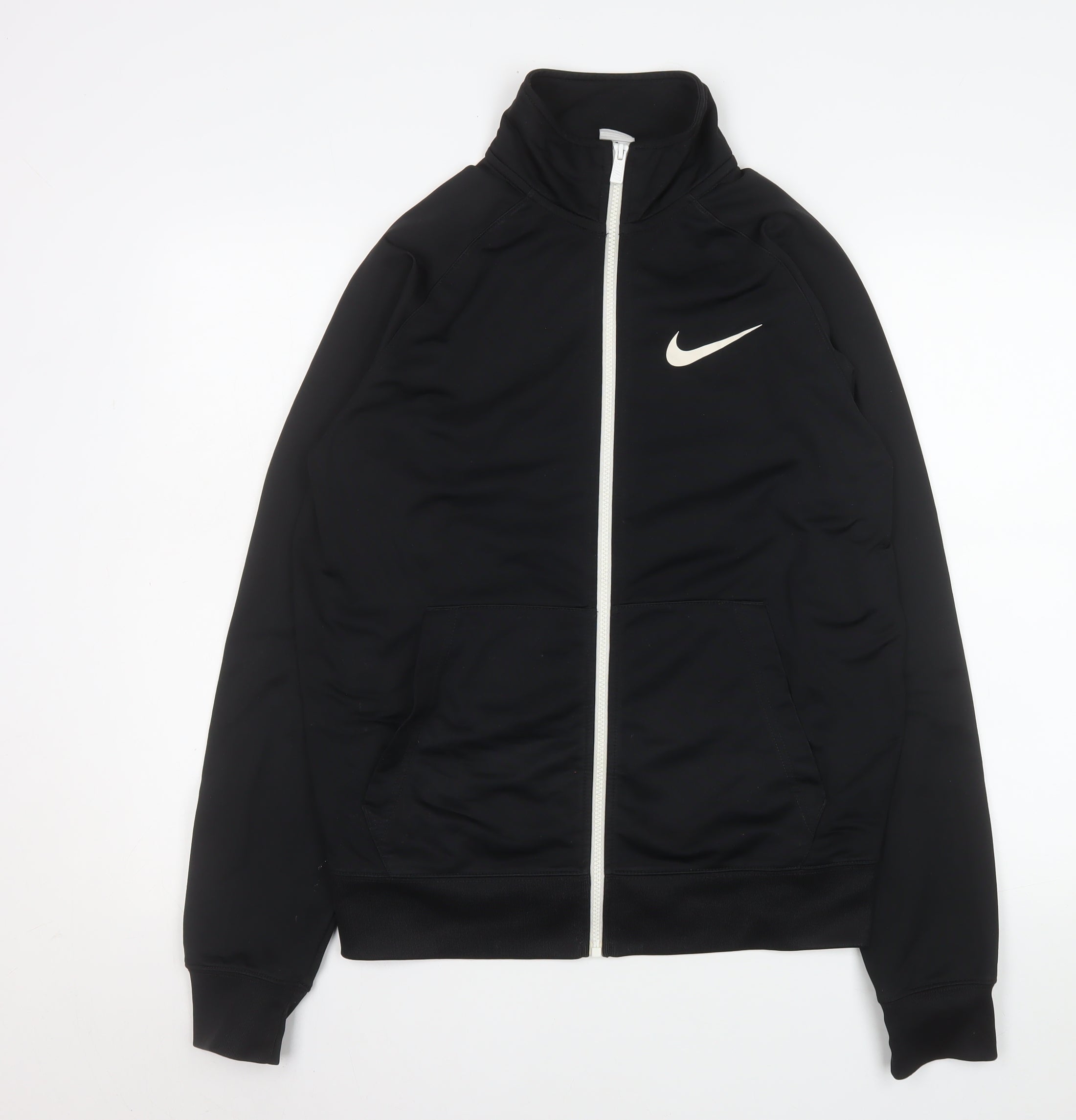 plain black nike jacket