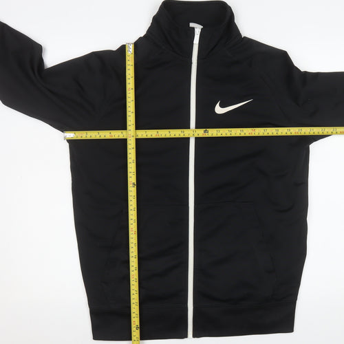 Nike Men’s Black Medium Full Zip Sports Jacket Regular Fit