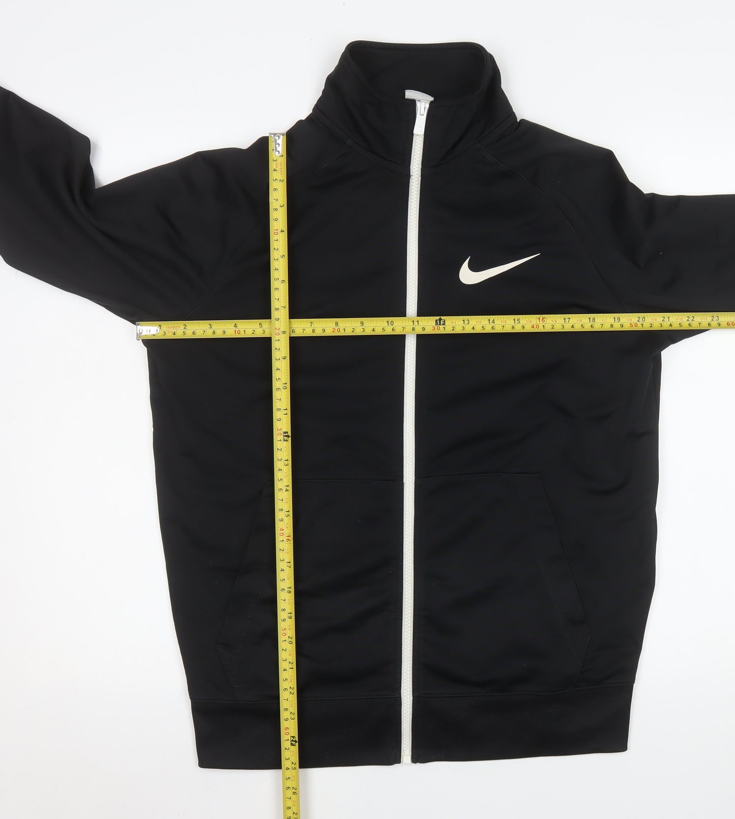 Nike Men’s Black Medium Full Zip Sports Jacket Regular Fit