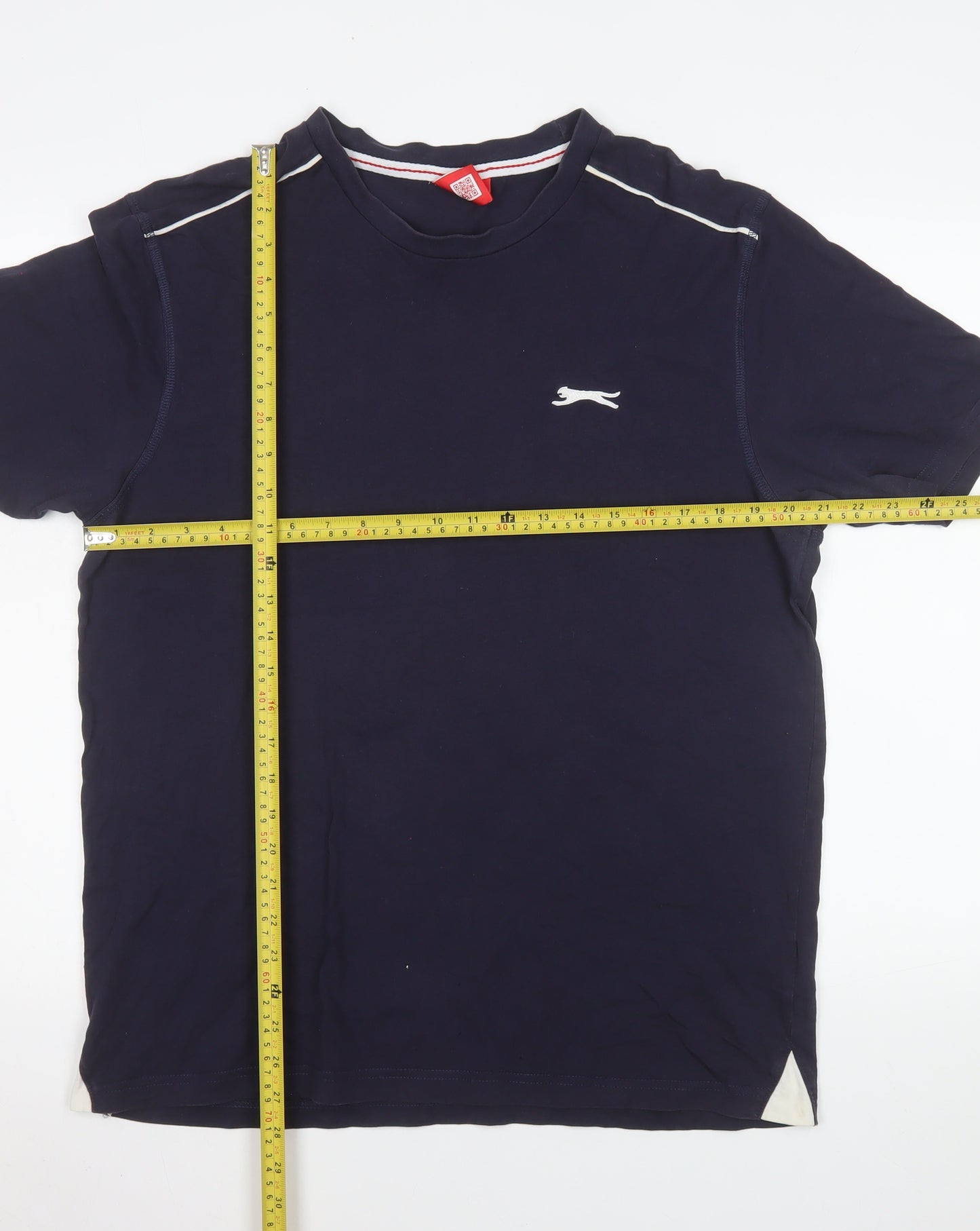 Slazenger Men's Blue Regular Fit Cotton Crew Neck T-Shirt Size L